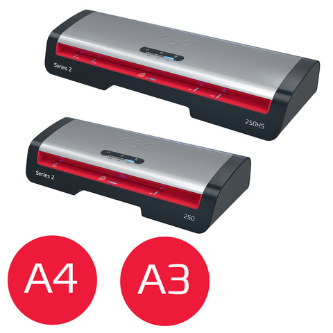 Plastificatrice a caldo GBC 250HS A3 per pouches da 75 a 125 µm - 4410071EU